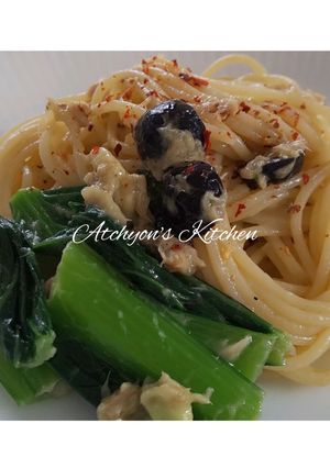 簡単！グリーンな冷製パスタ-レシピのメイン写真