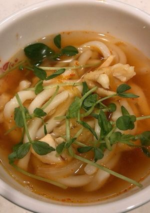 レンジで簡単！トムヤムガイうどん-レシピのメイン写真