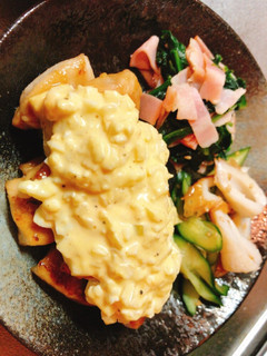 簡単*鶏肉の照り焼きタルタルソース乗せ-レシピのメイン写真