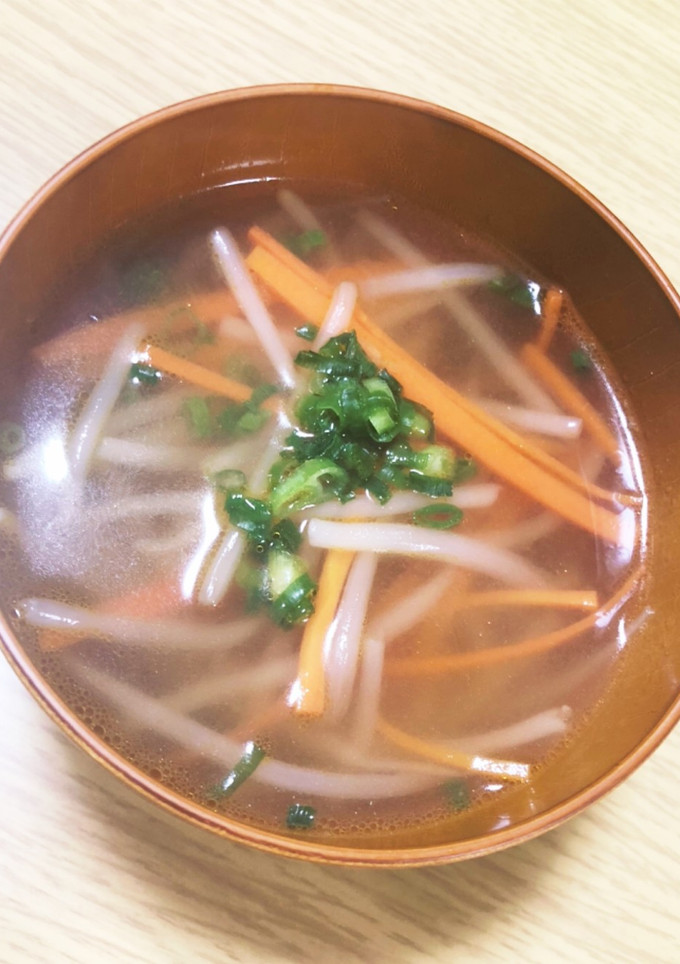 もやしと人参のスープ-レシピのメイン写真