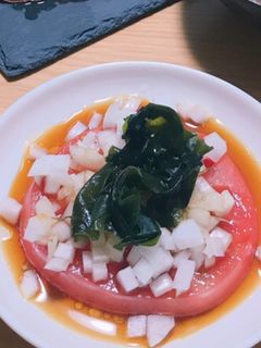 中華風味のトマトサラダ-レシピのメイン写真