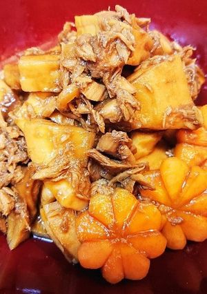 タケノコとツナ缶の甘辛醤油煮-レシピのメイン写真