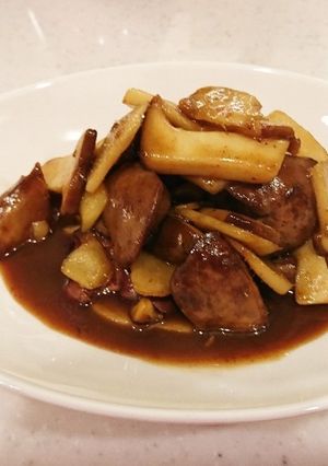 母直伝☆レバー炒め☆エリンギバージョン♬-レシピのメイン写真