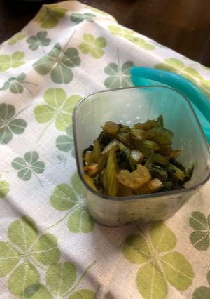 セロリの葉の煮物-レシピのメイン写真
