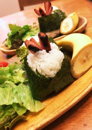 天むすみたいなウインナーにぎり-レシピのメイン写真