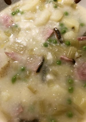 簡単ハムとポテトスープ-レシピのメイン写真