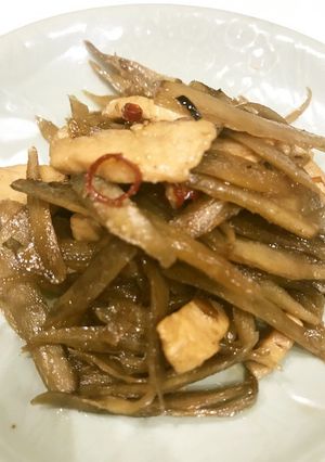 きんぴらごぼう＊鶏肉入り-レシピのメイン写真