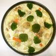 豆乳チキンクリームシチュー♪簡単ルーなし