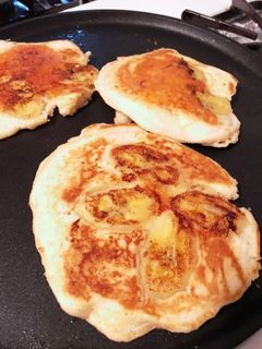 バナナチーズホットケーキ-レシピのメイン写真