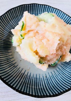 簡単明太子ポテトサラダ-レシピのメイン写真