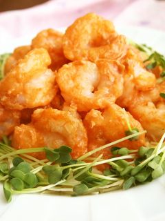 海老の味噌マヨ和え(金山寺みそ漬の素)-レシピのメイン写真