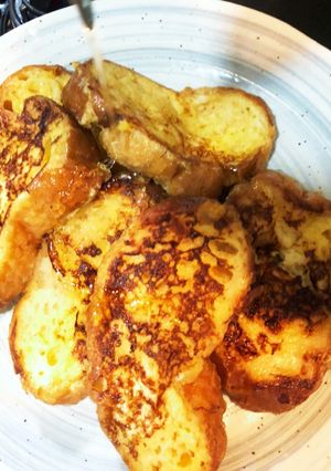 フランスパンでお店のフレンチトースト-レシピのメイン写真