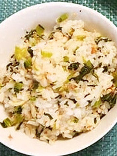 小松菜の混ぜご飯-レシピのメイン写真