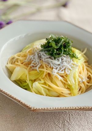 簡単！春キャベツとしらすの和風パスタ-レシピのメイン写真