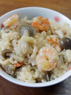 にんにくと海老の炊き込みご飯-レシピのメイン写真