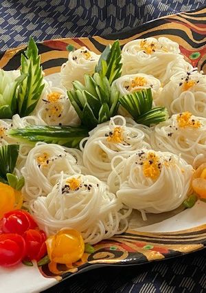 製麺所が教える素麺の茹で方、盛り付け方-レシピのメイン写真
