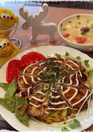 ♧豆腐わっとお好み焼き風-レシピのメイン写真