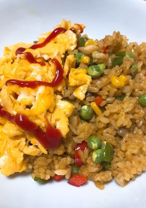 包まない！カレーオムライス-レシピのメイン写真
