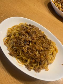 ミートソース缶で挽肉増し増しボロネーゼ-レシピのメイン写真