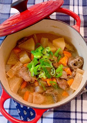牛すじ肉とろとろ味噌煮-レシピのメイン写真
