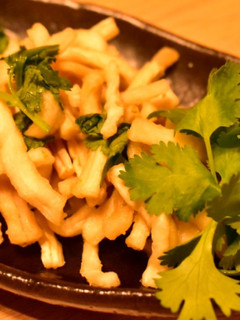 切り干し大根とパクチーのおつまみサラダ!-レシピのメイン写真