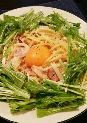 豆乳カルボナーラ-レシピのメイン写真