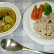 ズッキーニとエリンギのタイ風カレー