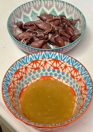 茹でホタルイカ（蛍烏賊）辛子酢味噌-レシピのメイン写真