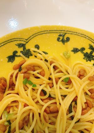 簡単ランチ♡納豆パスタ-レシピのメイン写真