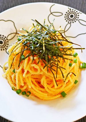 明太子スパゲッティ-レシピのメイン写真