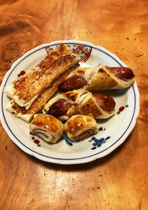 簡単おつまみ、チーズスティックパイ-レシピのメイン写真