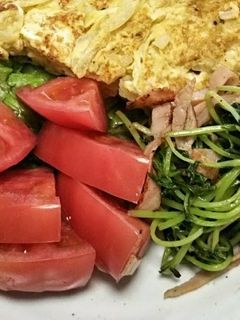 豆苗の炒め物-レシピのメイン写真