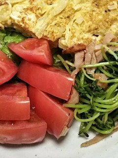 豆苗の炒め物-レシピのメイン写真
