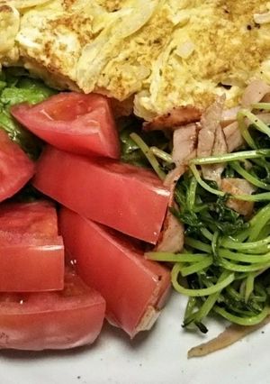豆苗の炒め物-レシピのメイン写真