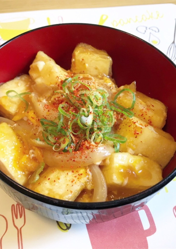 豆腐の卵とじ丼-レシピのメイン写真