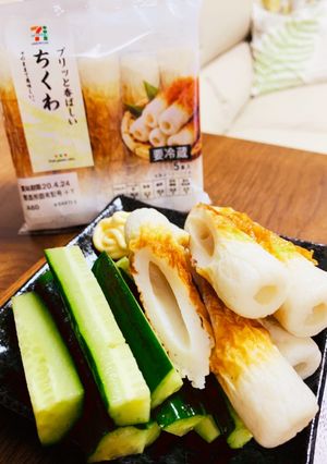 【やみつき】切るだけ簡単ちくわキュウリ-レシピのメイン写真