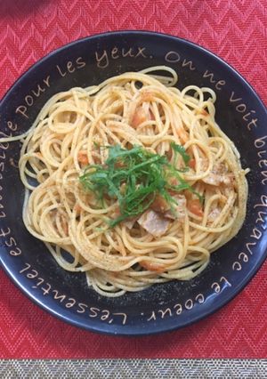 トマトとベーコンの和風パスタ-レシピのメイン写真
