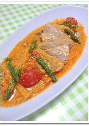 豚バラ肉のレッドカレー煮-レシピのメイン写真