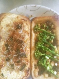 和風二種類の油揚げトースト-レシピのメイン写真