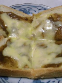 カレーチーズトースト-レシピのメイン写真