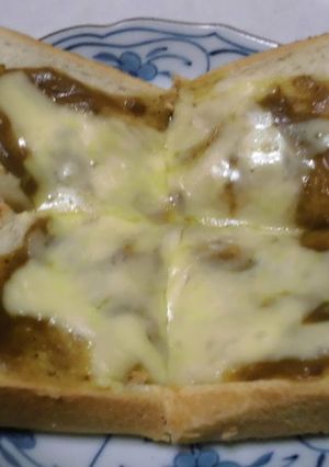 カレーチーズトースト-レシピのメイン写真
