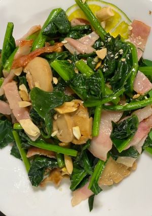 ベーコン旨味のほうれん草炒め-レシピのメイン写真