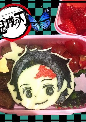 キャラ弁　鬼滅の刃 炭治郎-レシピのメイン写真