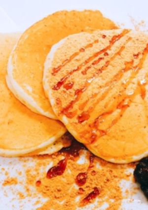 HMと白玉粉で簡単！もちもちパンケーキ-レシピのメイン写真