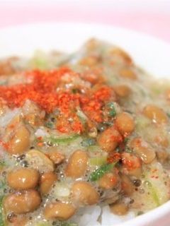 爽やか味♪大根おろしとネギ入り納豆ご飯-レシピのメイン写真