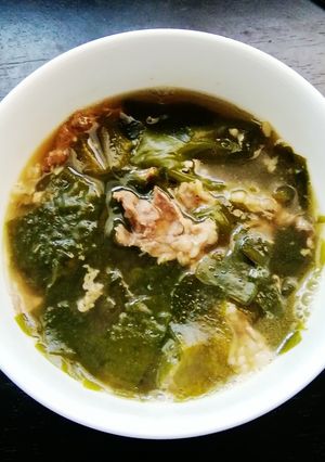 韓国料理 わかめスープ 미역국-レシピのメイン写真
