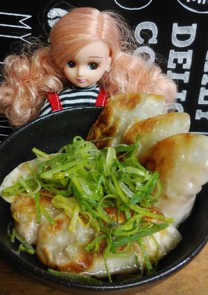 リカちゃん♡餃子(舞茸 豚 鶏 和風)-レシピのメイン写真