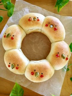 発酵1分!時短パン★オカメちぎりパン-レシピのメイン写真