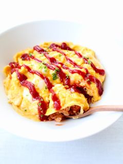 簡単ケチャップライスで【オムライス】-レシピのメイン写真
