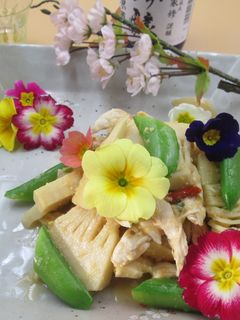 生筍の棒棒鶏風和え物-レシピのメイン写真